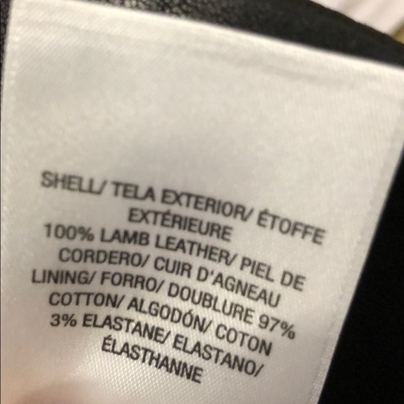 RETAIL $995 NWT HUDSON Jean LAMB LEATHER skinny pant I ONLY SELL AUTHENTIC - Picture 7 of 13